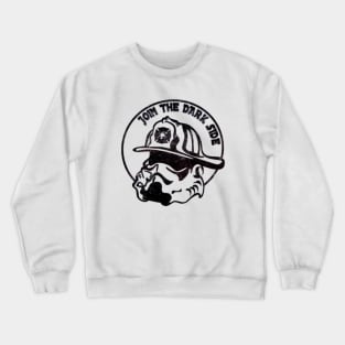 join the dark side black Crewneck Sweatshirt